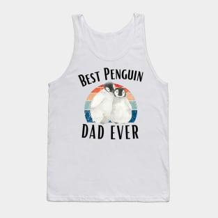 Best Penguin Dad Ever - Funny Penguin Quote Tank Top